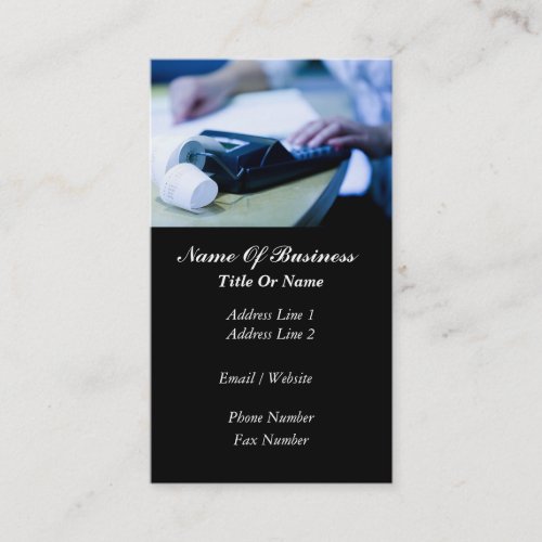 Accountant Business Card
