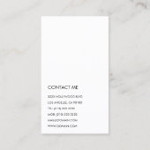 Accountant Business Card (Back)