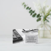 Accountant Business Card (Standing Front)