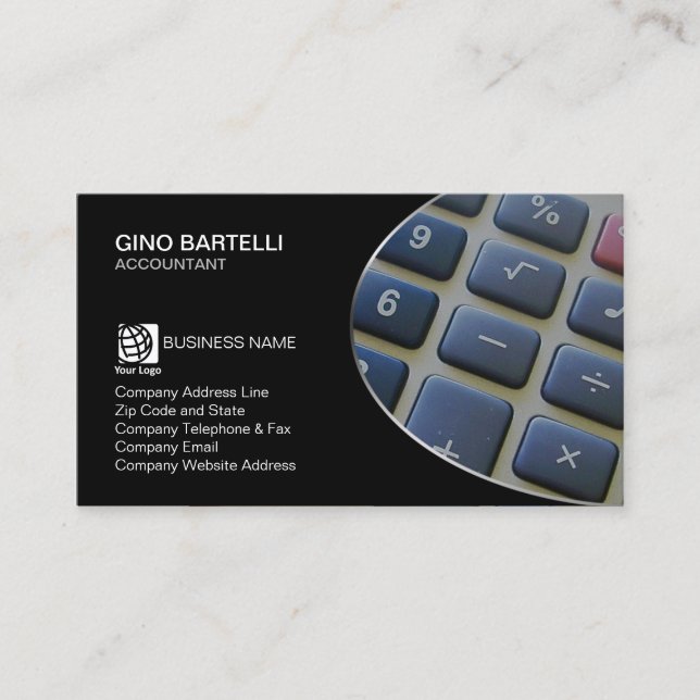 Accountant Business Card (Front)