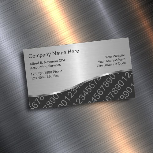 Accountant Business Card Magnets
