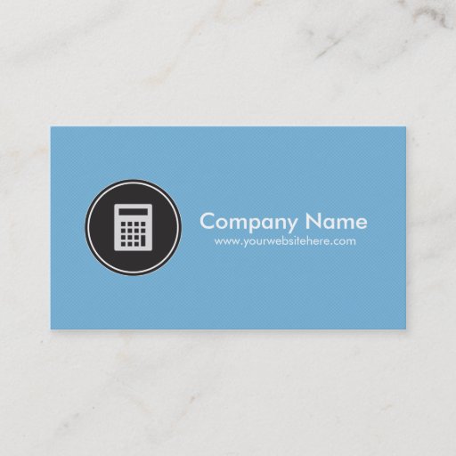Customizable Accountant Business Cards