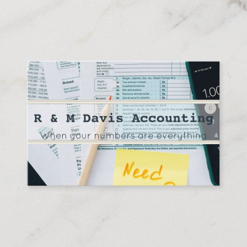 Accountant business cards