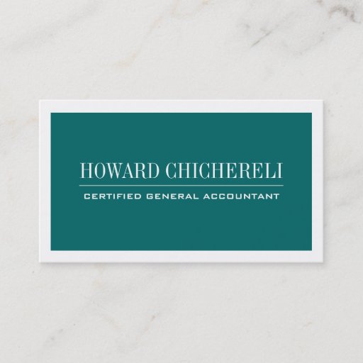 Customizable Accountant Business Cards