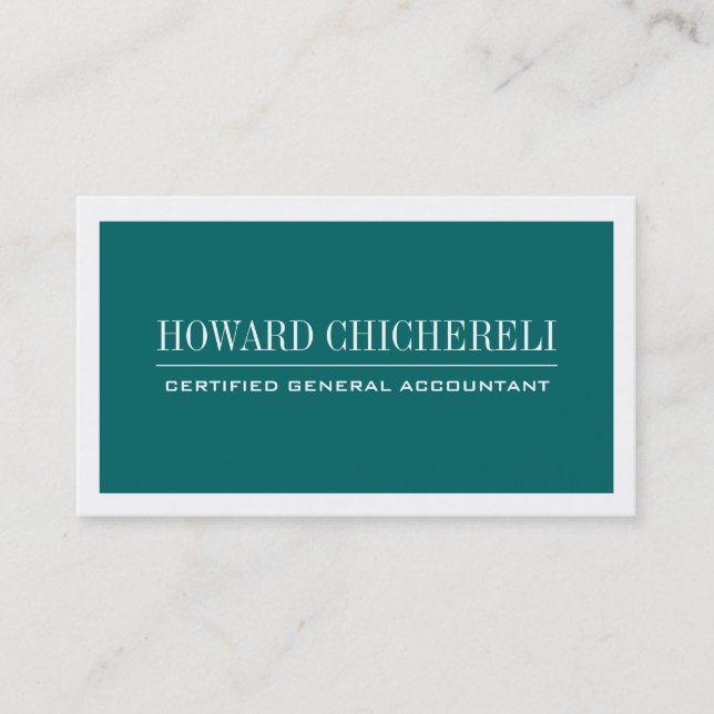 Accountant Business Cards (Front)