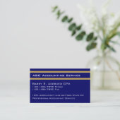 Accountant Business Cards (Standing Front)