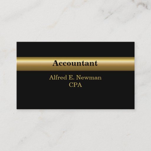 Customizable Accountant Business Cards