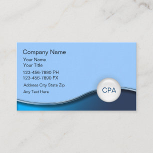 Accountant Business Cards
