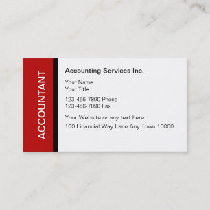 Accountant Business Cards