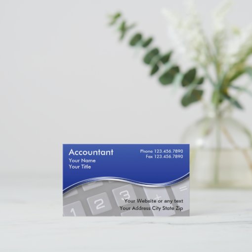 Accountant Business Cards | Zazzle