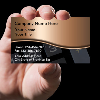 Accountant Business Cards by Luckyturtle at Zazzle
