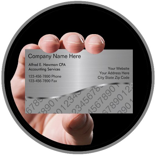 Customizable Accountant Business Cards