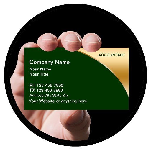 Customizable Accountant Business Cards