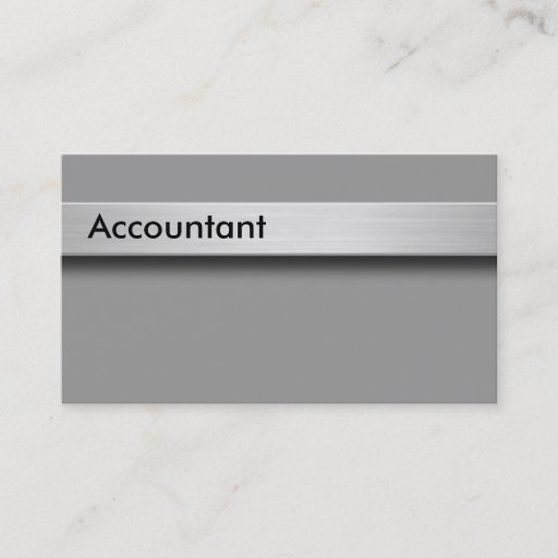 Customizable Accountant Business Cards