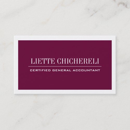 Accountant Business Cards