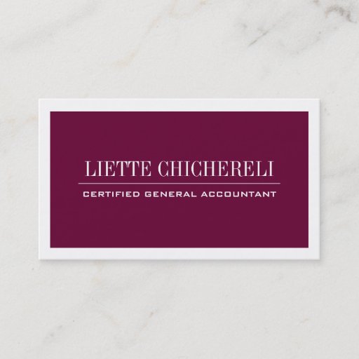 Customizable Accountant Business Cards