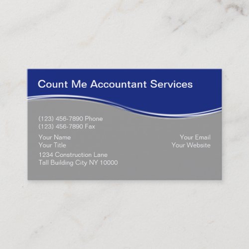 Accountant Business Cards