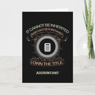 Accountant Card