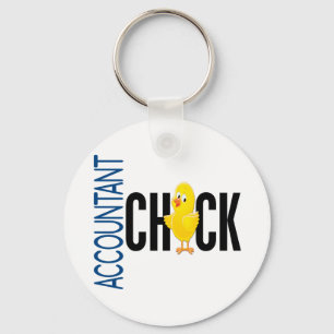 Accountant Chick Keychain