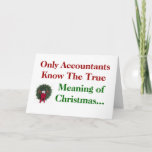 Accountant Christmas Card | Funny Accounting Pun