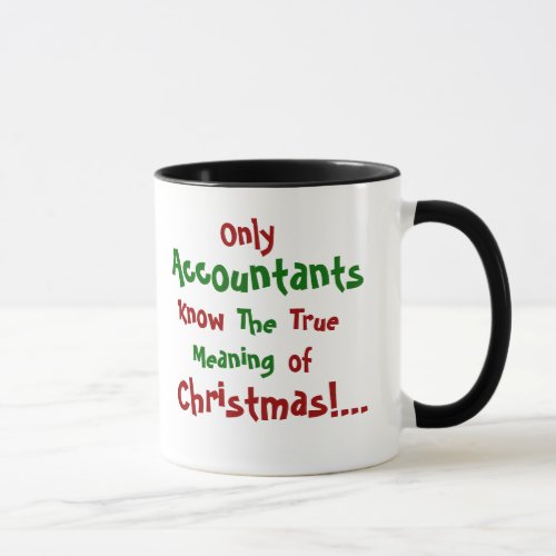 Accountant Christmas Famous Quote Mug