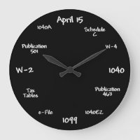Accountant Clock - Tax Time Clock