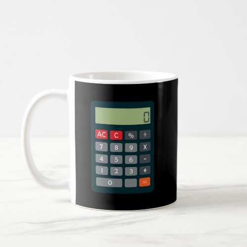 Accountant Costume Outfit Math Calculator   Coffee Mug