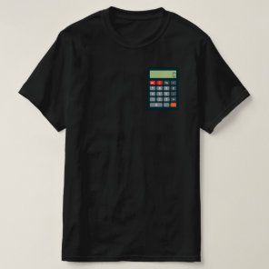 Accountant Costume Outfit Math Calculator T-Shirt