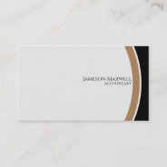 Accountant Cpa Black And Gold Business Card at Zazzle