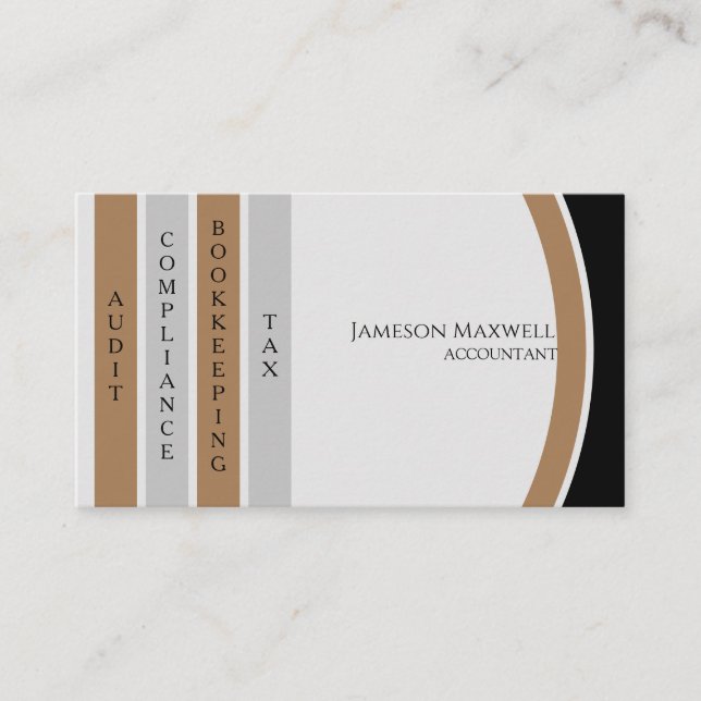 Accountant CPA Business Card (Front)