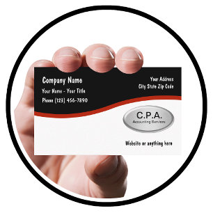 Accountant CPA Business Cards