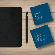 Accountant Cpa Professional Sqaure Business Card at Zazzle
