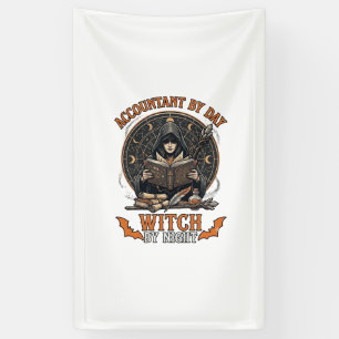 Accountant Day Witch Night Halloween Magic Book_1 Banner