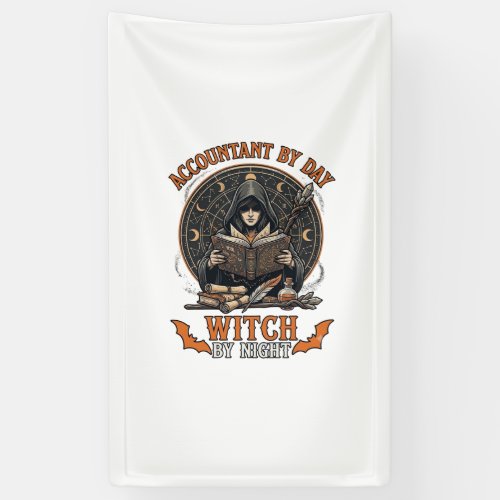 Accountant Day Witch Night Halloween Magic Book_1 Banner