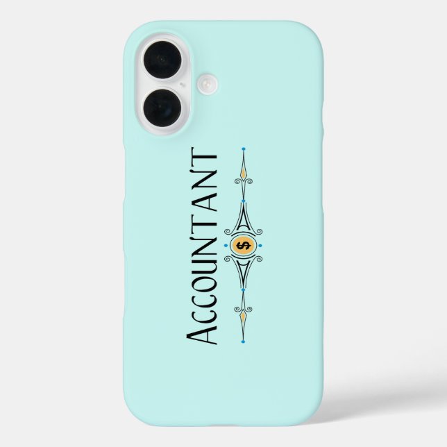 Accountant Decorative Line Case-Mate iPhone Case (Back)