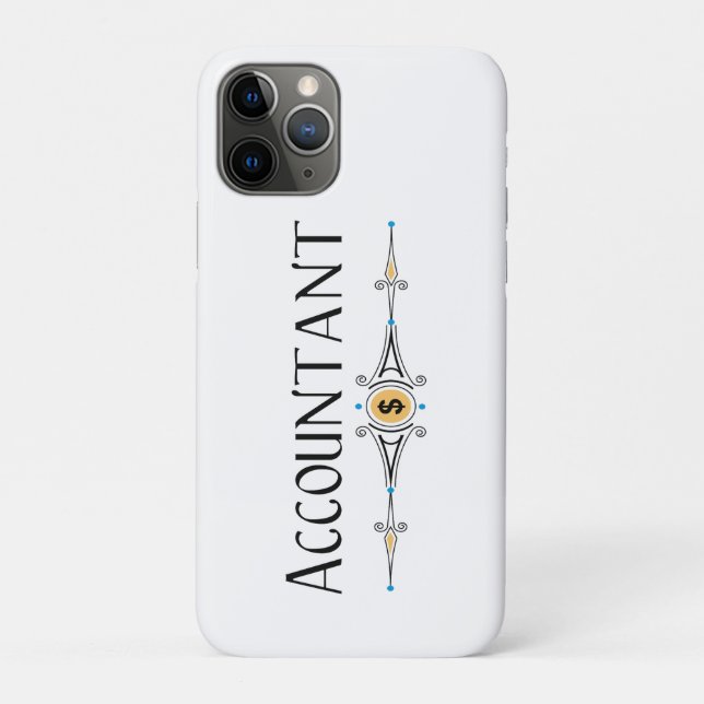 Accountant Decorative Line Case-Mate iPhone Case (Back)