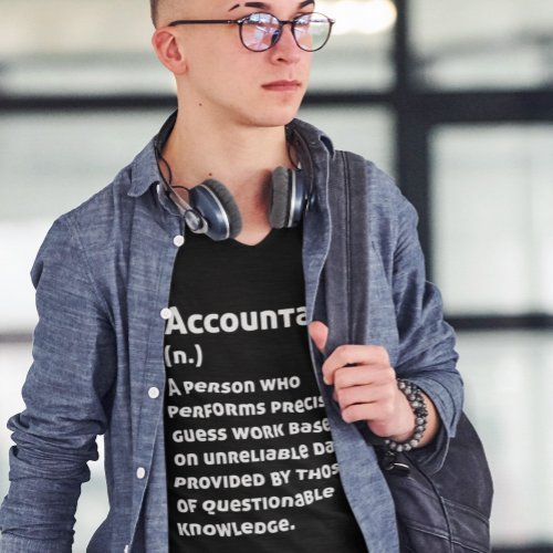Accountant Definition Funny Meaning T_Shirt