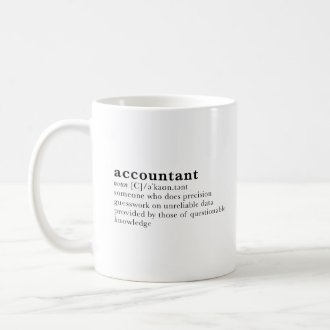 Accountant - dictionary definition coffee mug