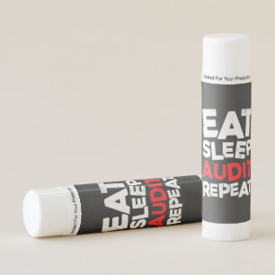 Accountant Eat Sleep Audit Lip Balm