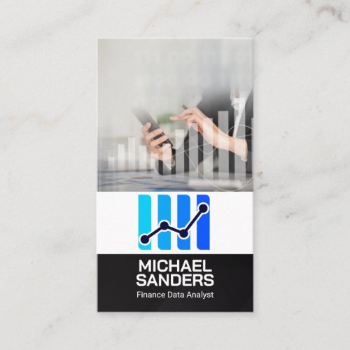 Accountant | Finance Chart | Data Business Card