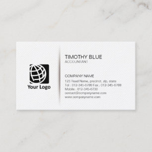 Accountant Finance Simple Business Card
