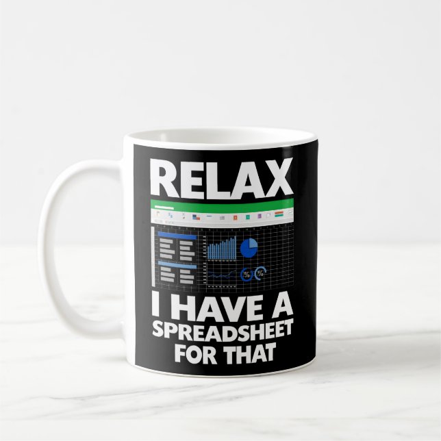 Accountant For Cpa Financial Analyst Auditor Coffee Mug (Left)