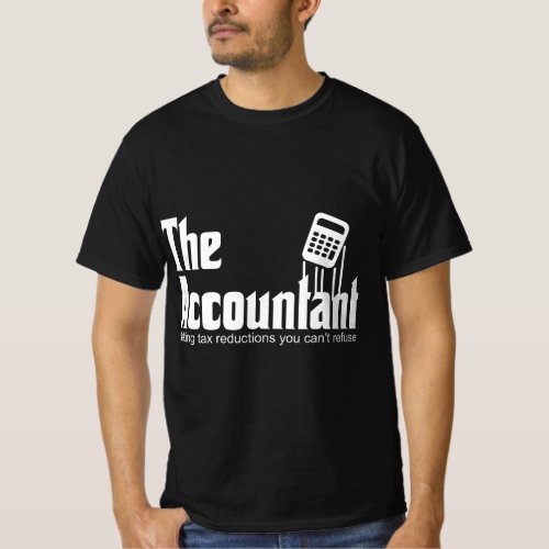 Accountant Funny CPA Gift Accountant Humor Spoof T_Shirt