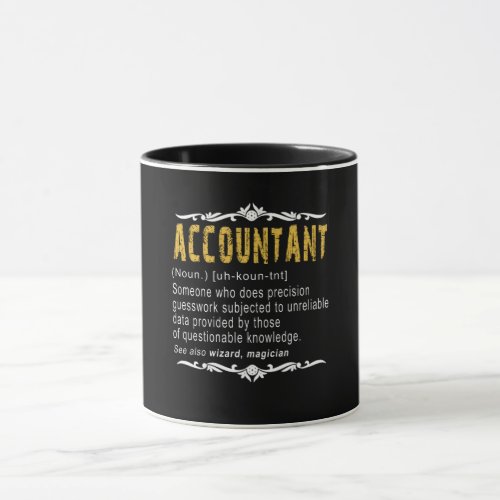 Accountant Funny Definition Custom Gift Mug