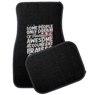 Accountant Gift An Awesome Accountant Car Floor Mat