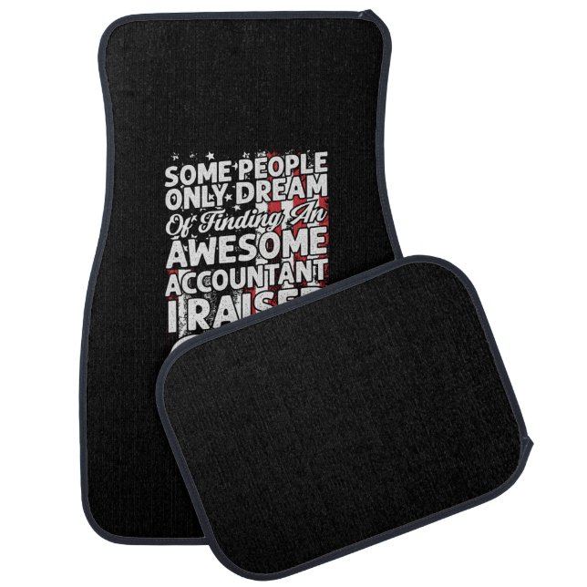 Accountant Gift | An Awesome Accountant Car Floor Mat (Set)