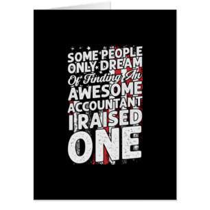 Accountant Gift An Awesome Accountant Card