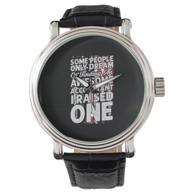 Accountant Gift | An Awesome Accountant Watch (Front)