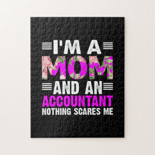 Accountant Gift I Am A Mom And An Accountant Jigsaw Puzzle
