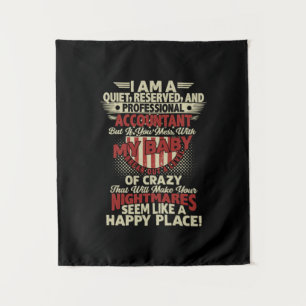 Accountant Gift I Am A Professional Accountant Tapestry